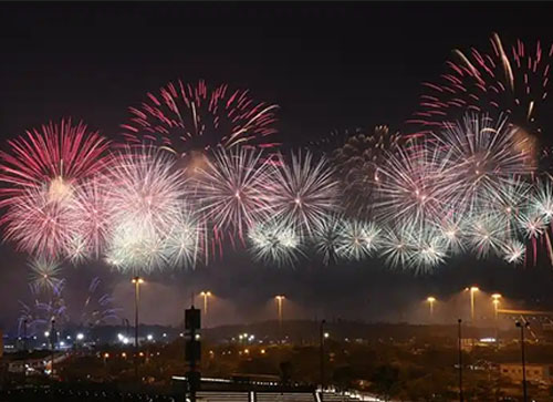 榕江县焰火晚会